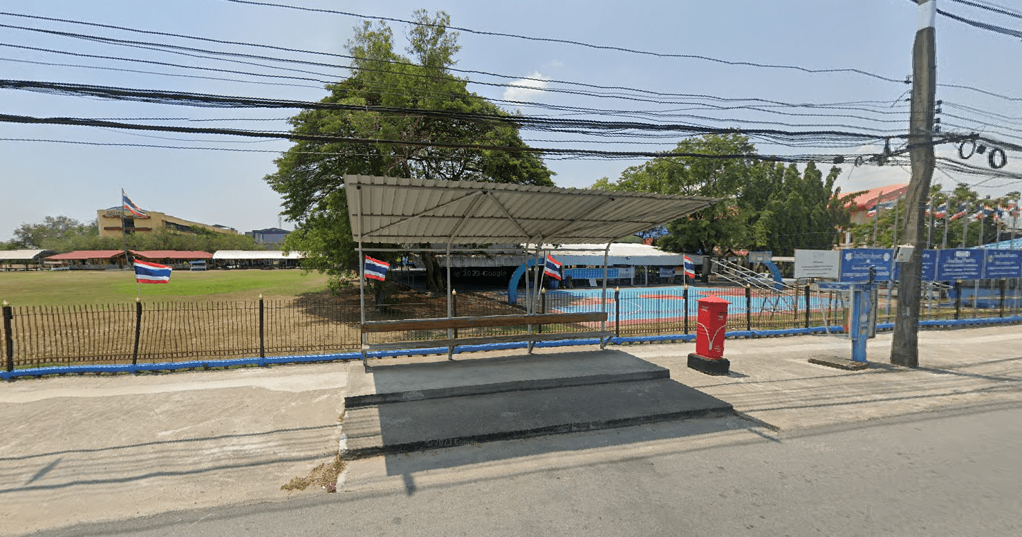 รูปจุดจอดท่าบ้านค่าย (ตรงหน้าโรงเรียนบ้านค่าย)