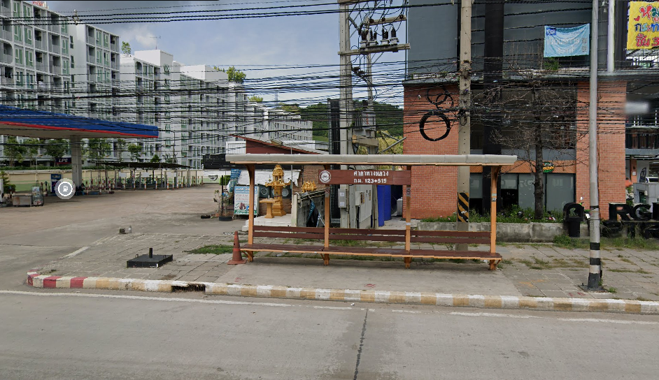 รูปจุดจอดอ่าวอุดม ร้านเคเอฟซี ตรงข้าม ม.เกษตรศรีราชา